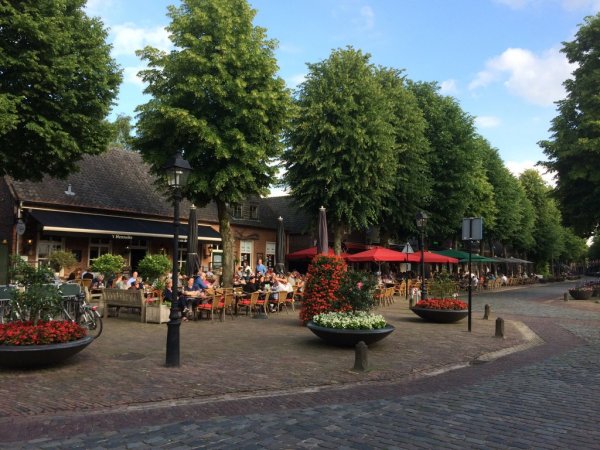 The centre of Eersel, with many terraces and good restaurants